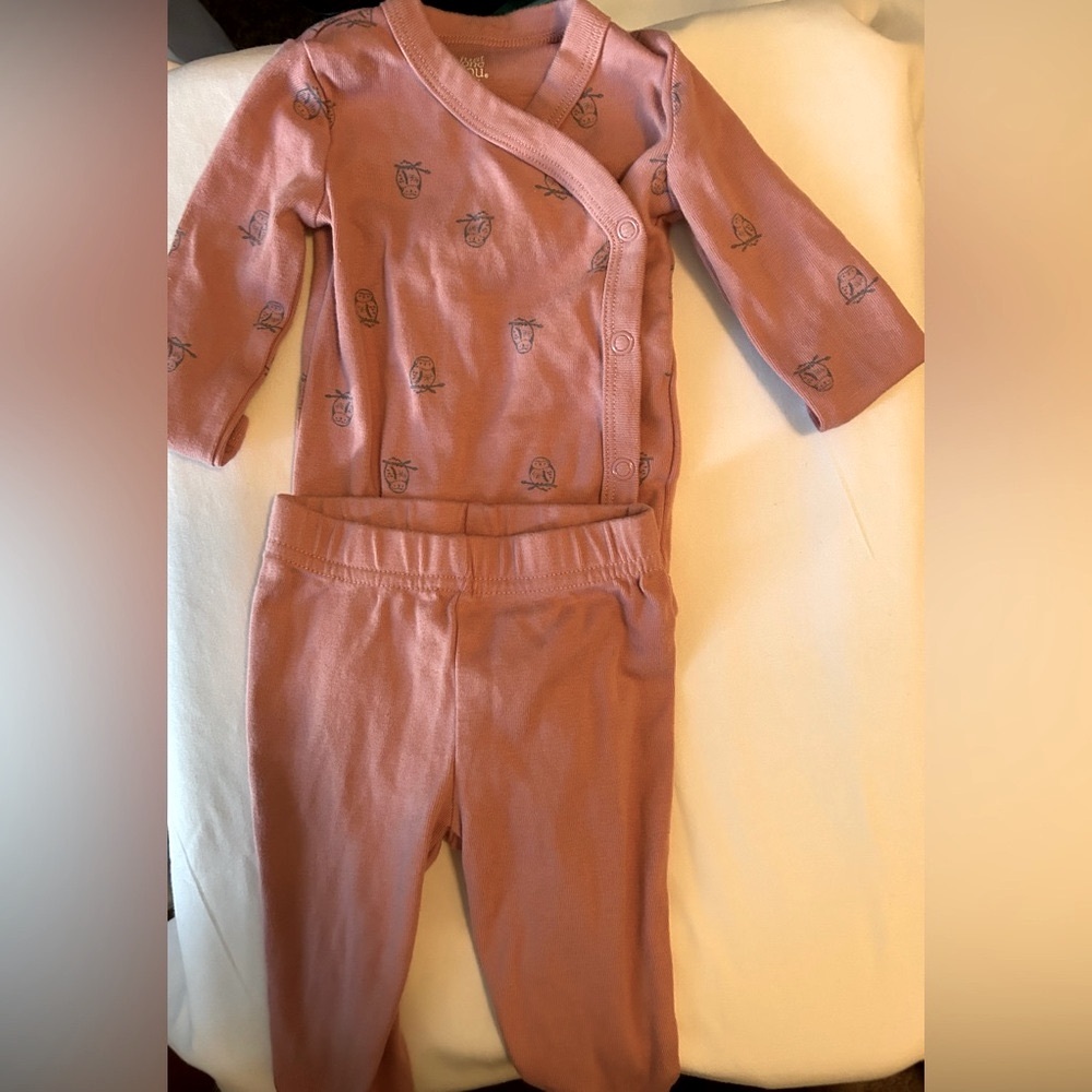 Baby girl onesie w/ pants